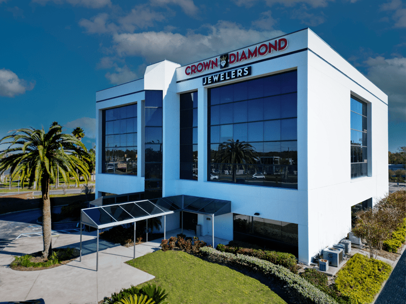 Crown Diamond Jewelers new building on US 19 in Port Richey, FL