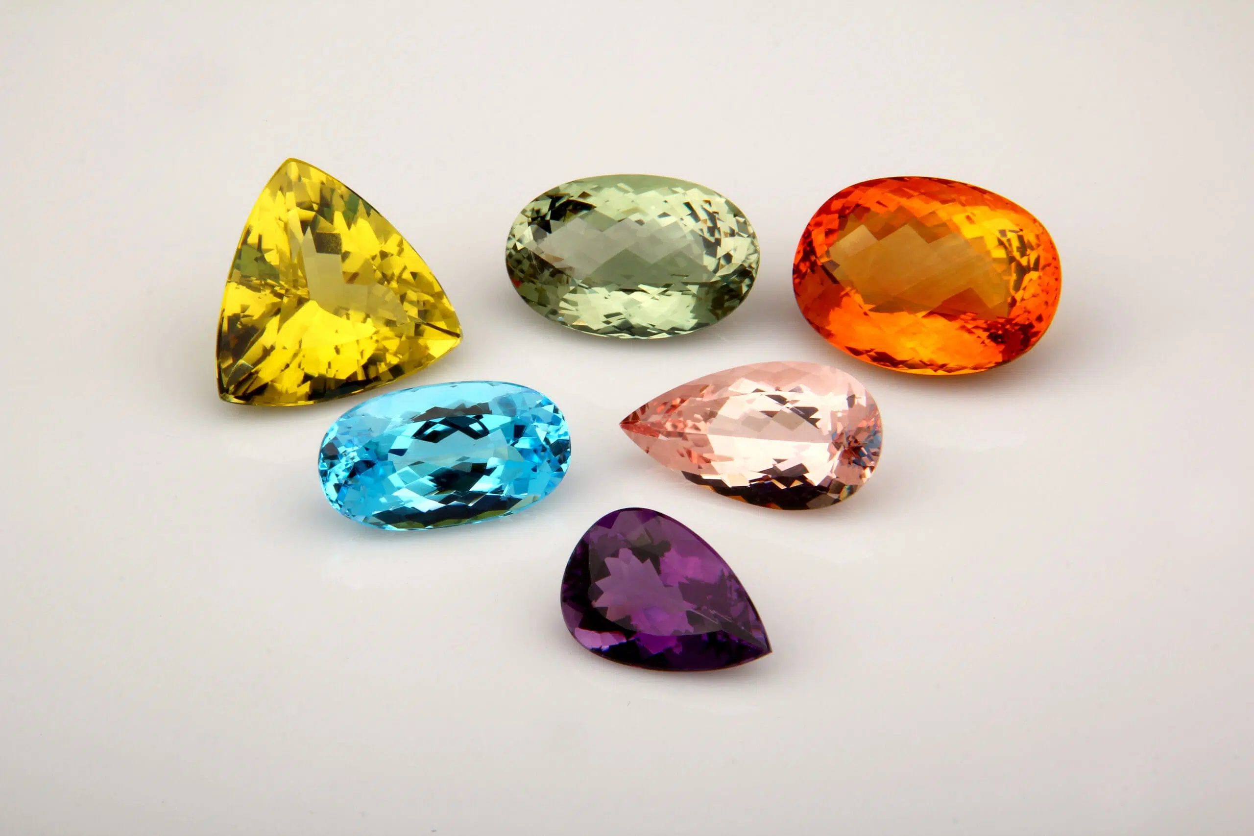 different kinds of gemstones