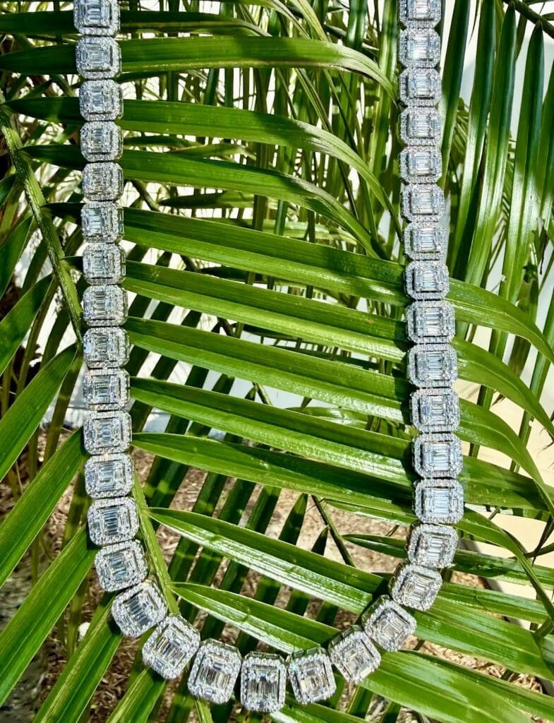 Gemstones and Fine Jewelry at Crown Diamond Jewelers 5 diamond necklace