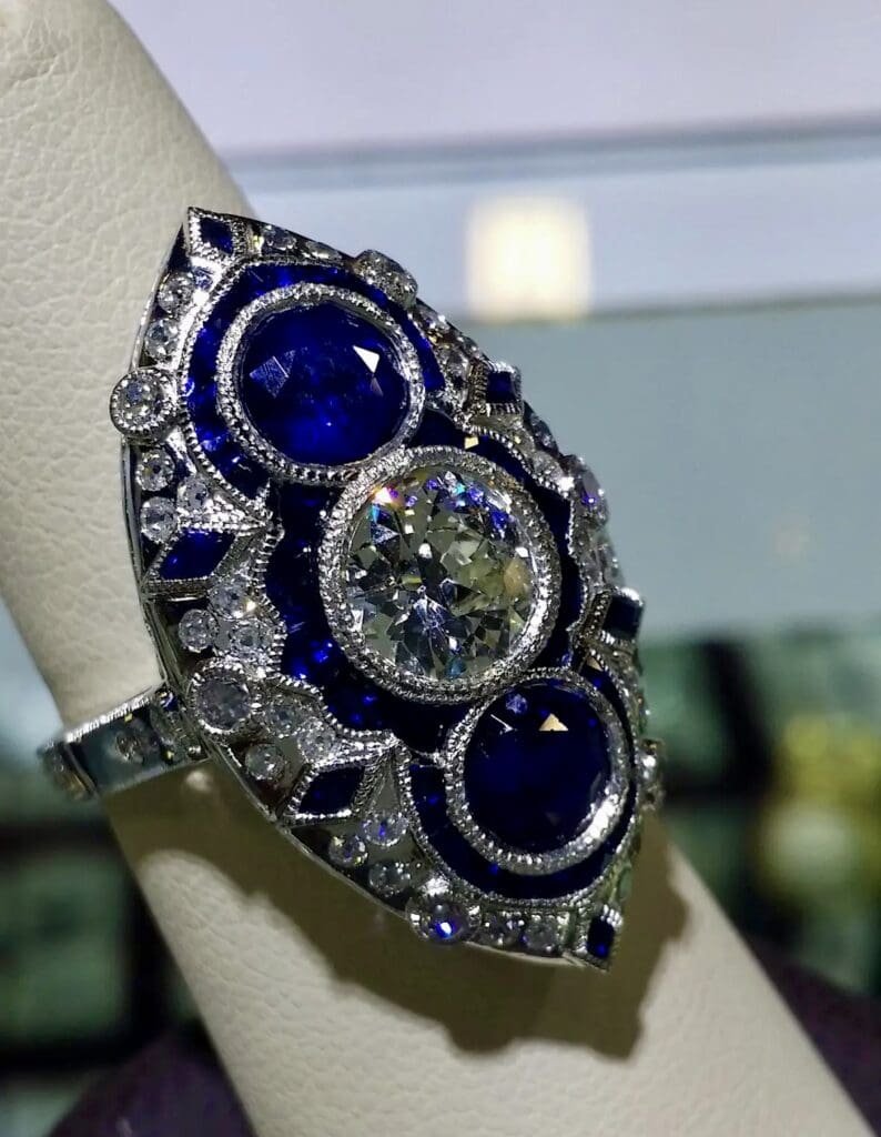 Gemstones and Fine Jewelry at Crown Diamond Jewelers 2 Sapphire ring