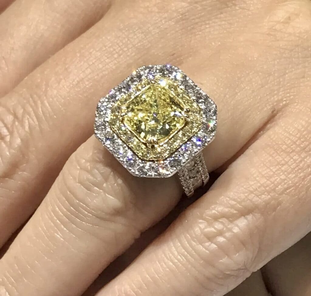 Diamonds with Crown Diamond Jewelers 5 yellow diamond